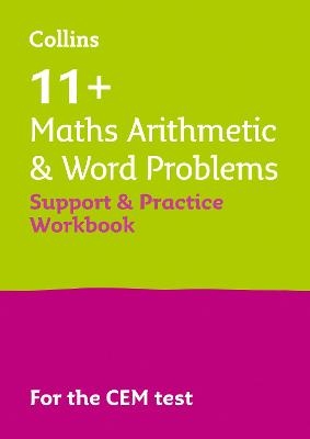 11+ Maths Arithmetic and Word Problems Support and Practice Workbook -  Collins 11+,  Teachitright