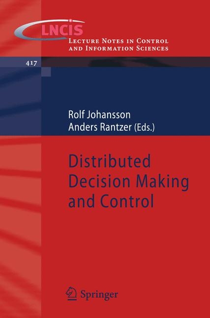 Distributed Decision Making and Control - 