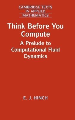 Think Before You Compute - E. J. Hinch