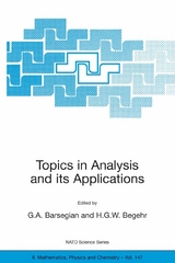 Topics in Analysis and its Applications - 