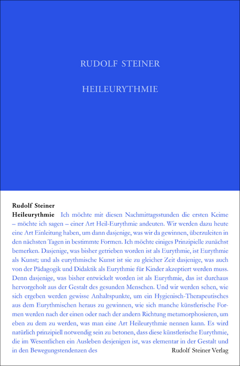 Heileurythmie - Rudolf Steiner, Wilburg Keller-Roth