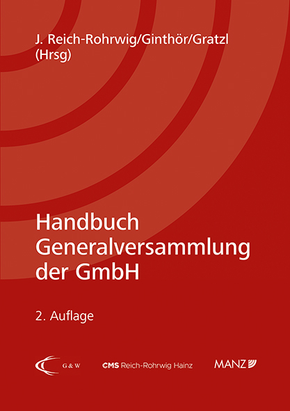 Handbuch Generalversammlung der GmbH - 