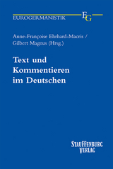 Text und Kommentieren im Deutschen - 