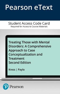 Treating Those with Mental Disorders - Victoria Kress, Matthew Paylo