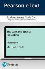 The Law and Special Education, Pearson eText -- Access Card - Yell, Mitchell