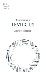 The Message of Leviticus - Tidball, Rev Dr Derek