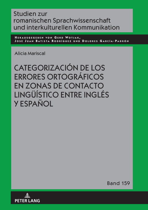 Categorización de los errores ortográficos en zonas de contacto lingüístico entre inglés y español - Alicia Mariscal
