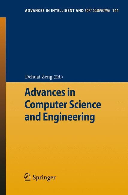 Advances in Computer Science and Engineering - 