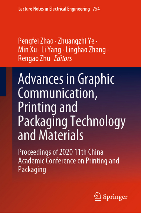 Advances in Graphic Communication, Printing and Packaging Technology and Materials - 