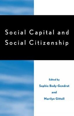 Social Capital and Social Citizenship - 