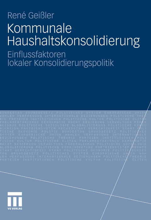 Kommunale Haushaltskonsolidierung - René Geißler