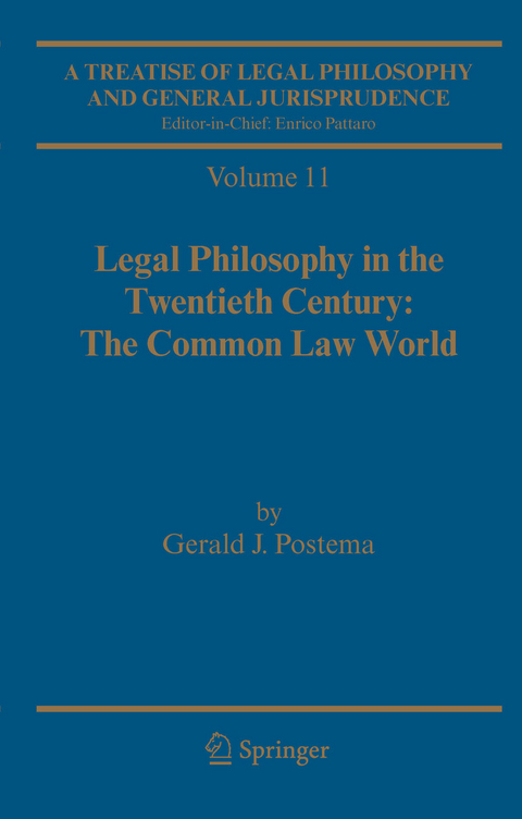 A Treatise of Legal Philosophy and General Jurisprudence - Gerald J. Postema