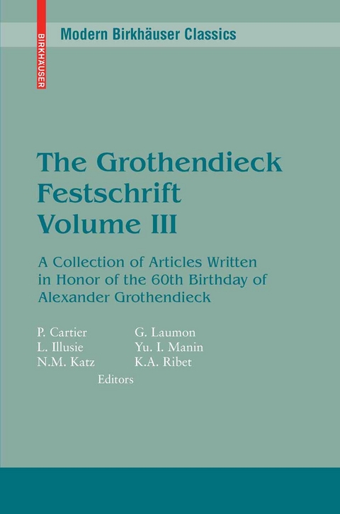 Grothendieck Festschrift, Volume III - 