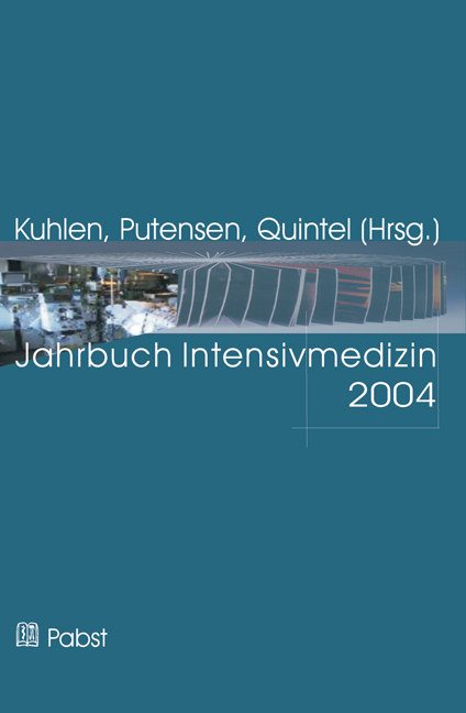 Jahrbuch Intensivmedizin 2004 - 