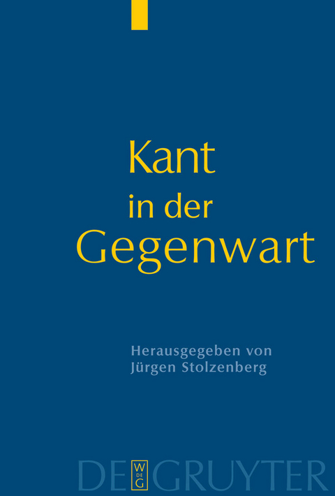 Kant in der Gegenwart - 