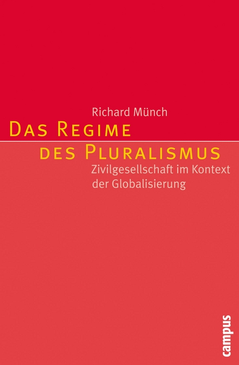 Das Regime des Pluralismus -  Richard Münch