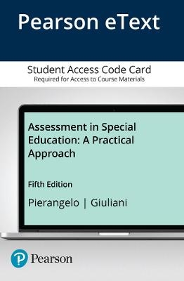 Assessment in Special Education - Roger Pierangelo, George Giuliani