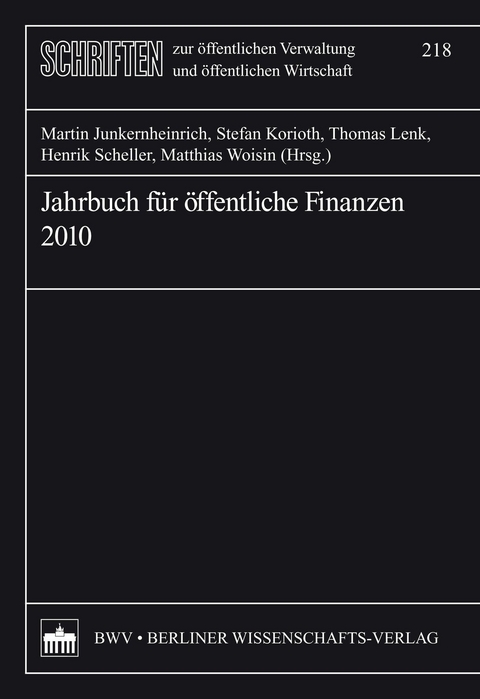 Jahrbuch für öffentliche Finanzen 2010 - 