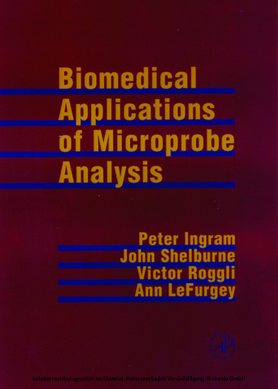 Biomedical Applications of Microprobe Analysis -  Peter Ingram,  Ann LeFurgey,  Victor L. Roggli,  John D. Shelburne