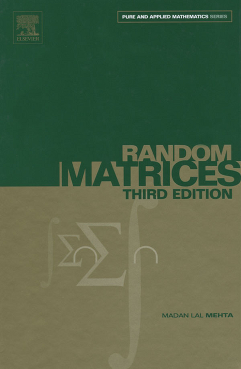 Random Matrices -  Madan Lal Mehta