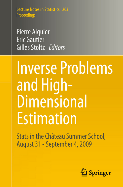 Inverse Problems and High-Dimensional Estimation - 