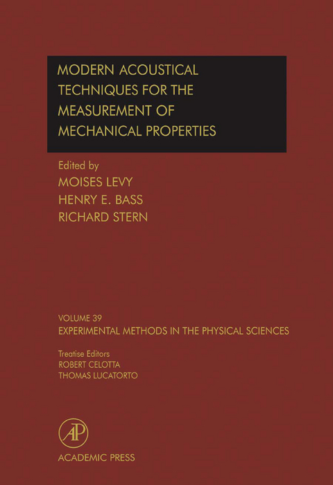 Modern Acoustical Techniques for the Measurement of Mechanical Properties - 