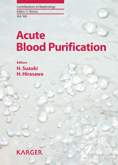Acute Blood Purification - 