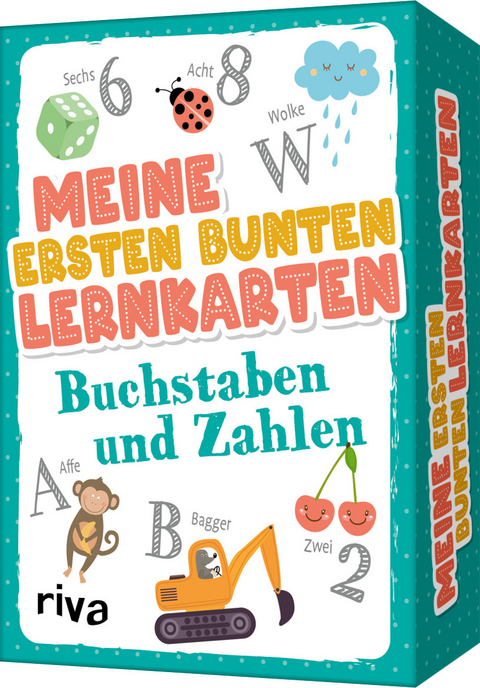 Meine ersten bunten Lernkarten – Buchstaben und Zahlen