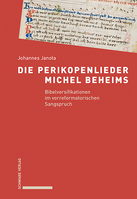 Die Perikopenlieder Michel Beheims - Johannes Janota