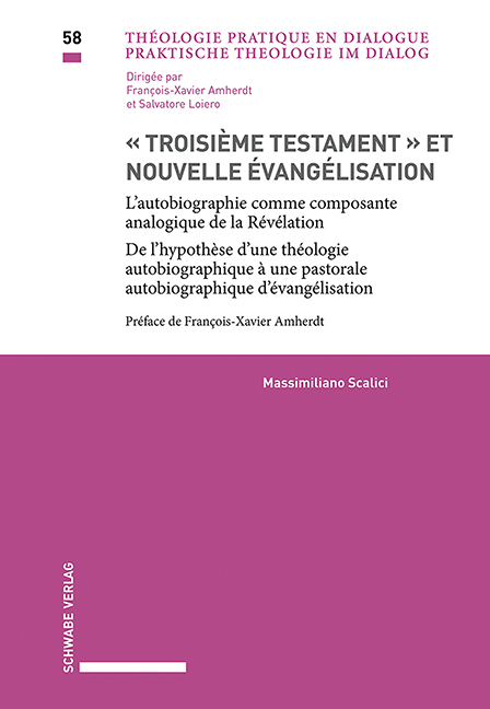 « Troisième Testament » et nouvelle évangélisation - Massimiliano Scalici