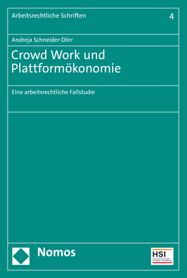 Crowd Work und Plattformökonomie - Andreja Schneider-Dörr