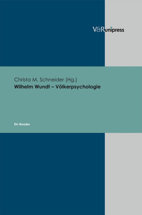 Wilhelm Wundt – Völkerpsychologie - 