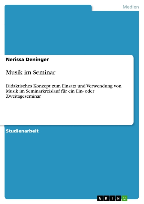 Musik im Seminar - Nerissa Deninger