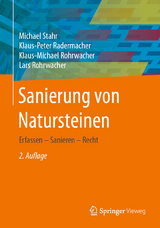 Sanierung von Natursteinen - Stahr, Michael; Radermacher, Klaus-Peter; Rohrwacher, Klaus-Michael; Rohrwacher, Lars