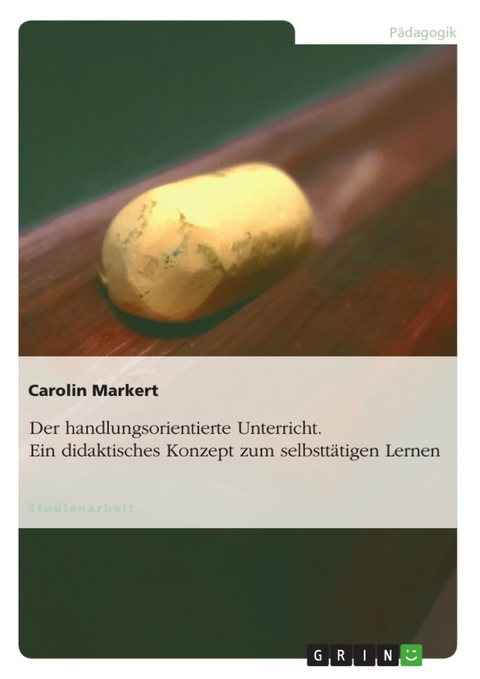 Der handlungsorientierte Unterricht. Ein didaktisches Konzept zum selbsttätigen Lernen - Carolin Markert