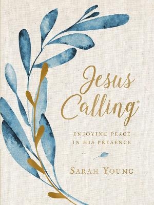 Jesus Calling, Large Text Cloth Botanical, with Full Scriptures - Sarah Young