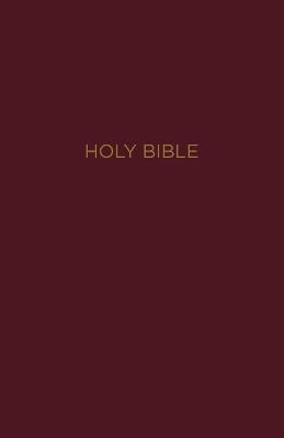 NKJV, Thinline Reference Bible, Leather-Look, Burgundy, Red Letter, Comfort Print -  Thomas Nelson
