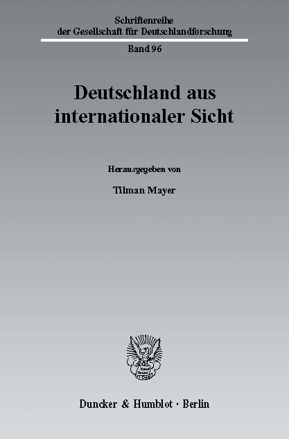 Deutschland aus internationaler Sicht. - 