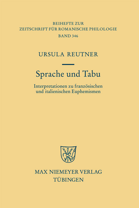 Sprache und Tabu -  Ursula Reutner