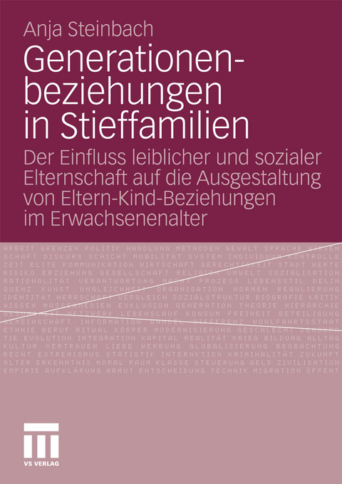 Generationenbeziehungen in Stieffamilien - Anja Steinbach