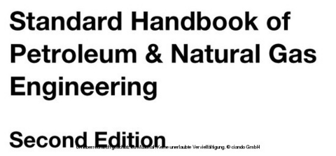 Standard Handbook of Petroleum and Natural Gas Engineering -  Gary J Plisga BS,  William C. Lyons