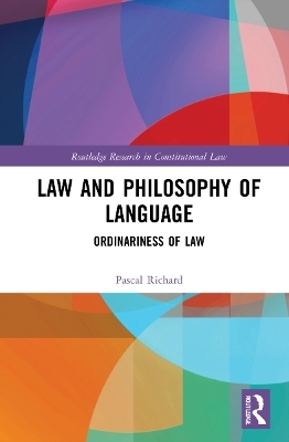 Law and Philosophy of Language - Pascal Richard