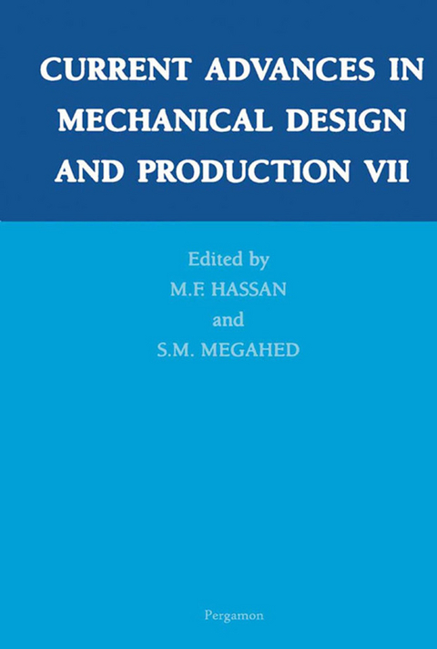 Current Advances in Mechanical Design and Production VII - 