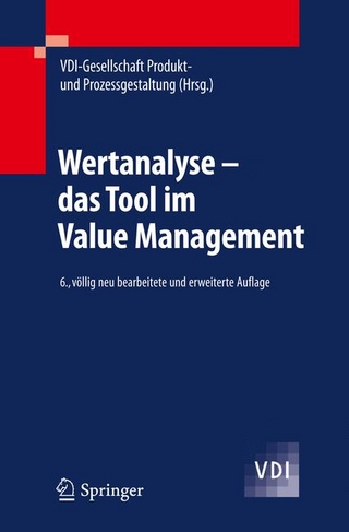 Wertanalyse - das Tool im Value Management - VDI-Gesellschaft Produkt- und Proze