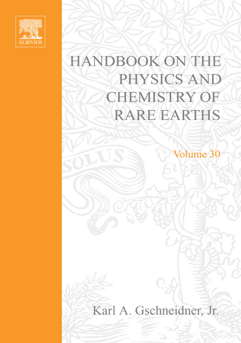 Handbook on the Physics and Chemistry of Rare Earths - 