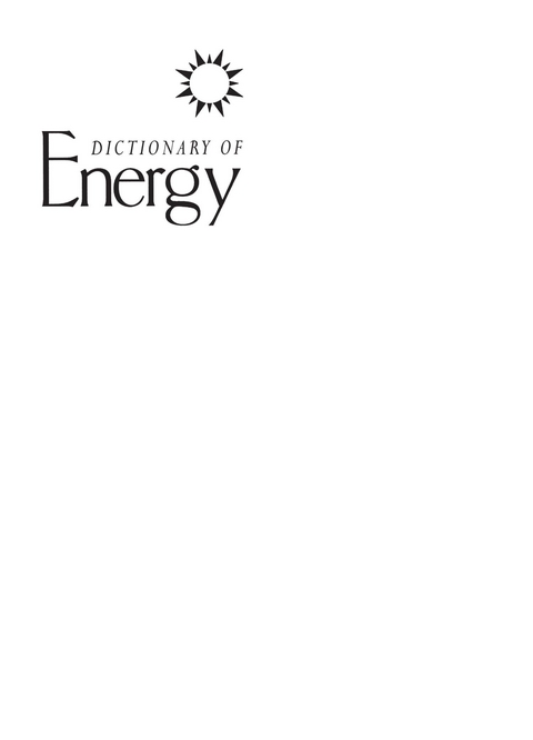 Dictionary of Energy - 