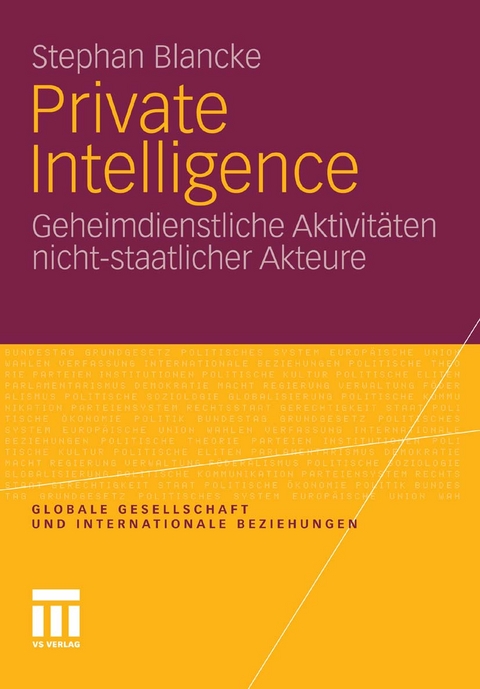 Private Intelligence -  Stephan Blancke