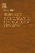 Elsevier's Dictionary of Psychological Theories - 