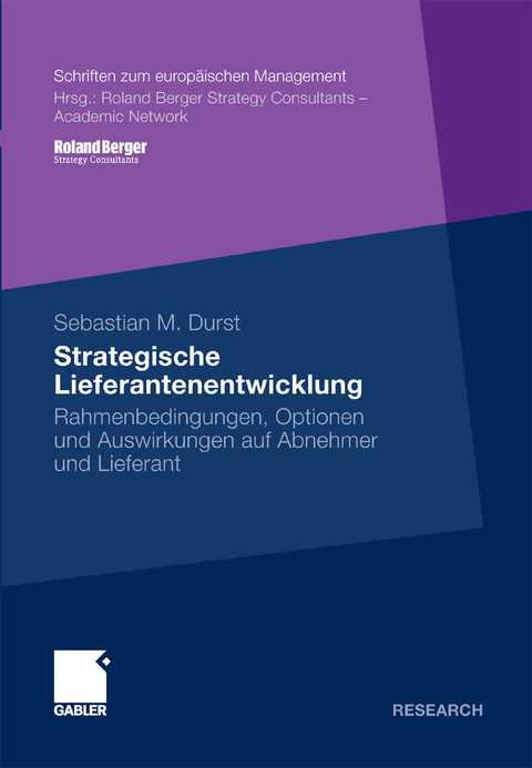 Strategische Lieferantenentwicklung - Sebastian Durst