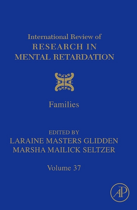 International Review of Research in Mental Retardation - 